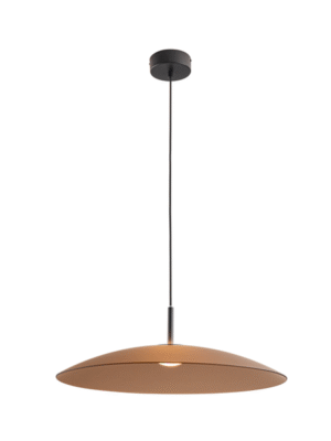 PENDENTE CHIMBAL  MARROM E PRETO D60CM A19CM 1XLED 20W 3000K