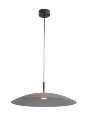 PENDENTE CHIMBAL  PRETO E PRETO D60CM A19CM 1XLED 20W 3000K