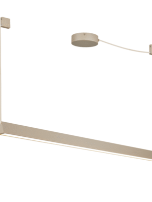 PENDENTE CROIX AREIA E BRANCO L110CM C5CM A5CM 1XLED 22W 3000K