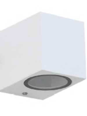ARANDELA DOTS SQUARE BRANCO L7.2CM C9.5CM A8CM 1XGU10 MAX 50W