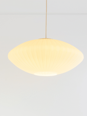 PENDENTE EAMES OPALINO E BRANCO D50CM A23CM 1XE27 MAX 40W
