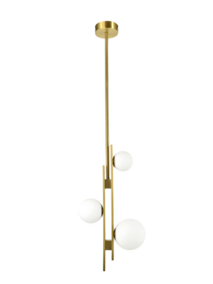 PENDENTE JABO BRONZE E OPALINO L15CM C32CM A60CM 3XG9 MAX 5W