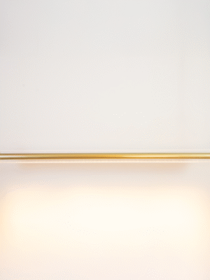 PENDENTE LLOYD TRANSPARENTE E DOURADO L6CM C103CM A9CM 1XLED 17W 2700K