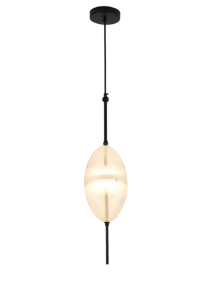 PENDENTE MIST BRANCO E PRETO D16CM A62CM 1XLED INTEGRADO 5W 3000K 300LM IP20