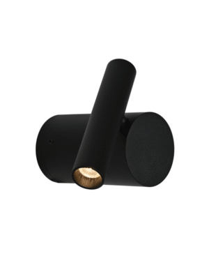 ARANDELA OPUS PRETO L8.8CM C10.3CM A12CM 1XLED 3W 3000K