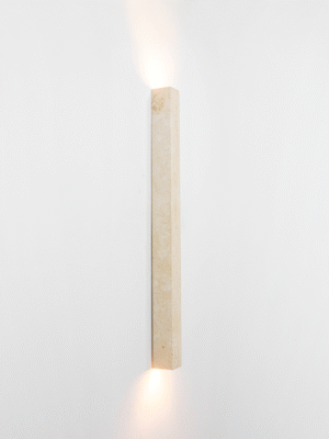 ARANDELA PILLAR BEGE L4.5CM C4.5CM A60CM 2XG9 MAX 5W