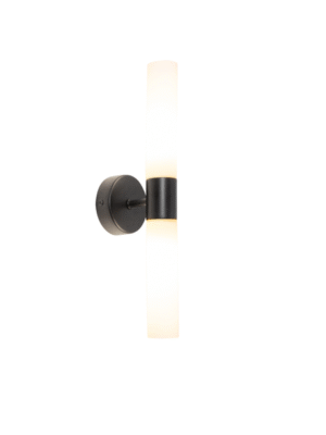 ARANDELA SIGARETTA PRETO E JATEADO L8CM C9.5CM A35CM 2XG9 MAX 5W