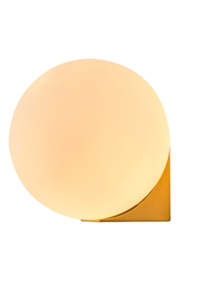 ARANDELA SOLEIL BRANCO E DOURADO L15CM C15CM A15CM 1XG9 MAX 5W
