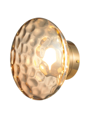 ARANDELA THEA CHAMPANHE E DOURADO D20CM A9CM 1XLED 5W 3000K