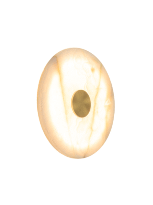 ARANDELA APOLLO NATURAL E DOURADO D25CM A6CM 1XLED 12W 2700K