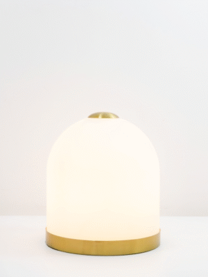ABAJUR ARTEMIS DOURADO / OPALINO (D)25,2CM (A)28,2CM 1XE27 BULBO MAX 60W IP20