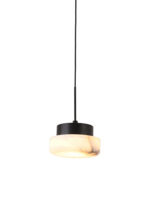 PENDENTE BAST NATURAL E PRETO D14CM A19CM 1XG9 MAX 5W