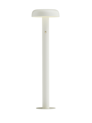 COLUNA FUNGI BEGE D40CM A142CM DIMERIZAVEL 1XLED 28W 3000K