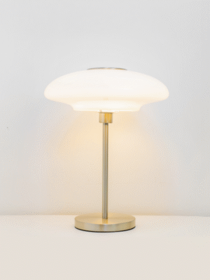 ABAJUR JACOB OPALINO / NIQUELADO (D)40CM (A)48CM 1XE27 BULBO MAX 40W IP20