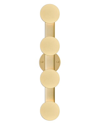 ARANDELA RIBALTA DOURADO L11CM C66CM A6CM 4XLED 5W 3000K