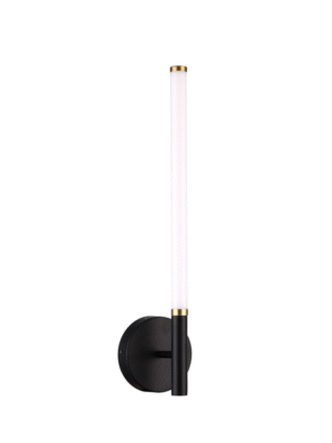 ARANDELA SABRE BRONZE E PRETO L11CM C12CM A51CM 1XLED 6,3W 3000K