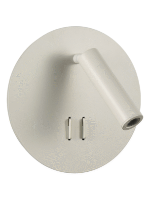 ARANDELA SKOP BRANCO D18CM A10CM 1XLED 10W 3000K