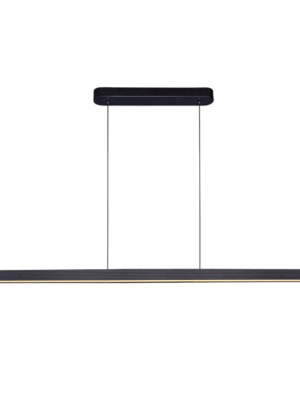 PENDENTE ANDEGARI PRETO L5CM C120CM A5CM 1XLED 24W 3000K