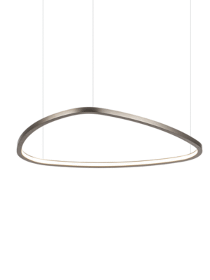 PENDENTE CLERICI GRAFITE D60CM A1.5CM 1XLED 23W 3000K