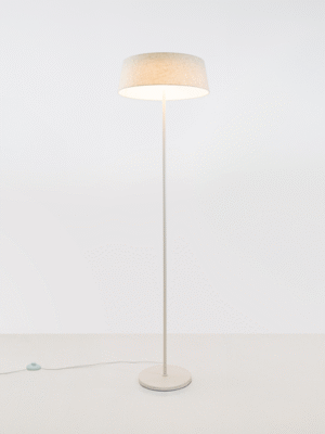 COLUNA FLIP BRANCO D45CM A155CM 1XLED 18W 3000K