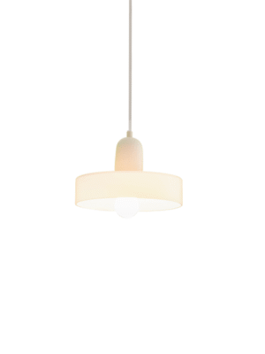 PENDENTE GINORI OPALINO E OFFWHITE D25CM A16.6CM 1XE27 MAX 40W