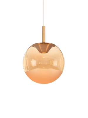 PENDENTE LINDT AMBAR / DOURADO (D)25CM (A)35,1CM 1XLED 8W 3000K 740LM IP20
