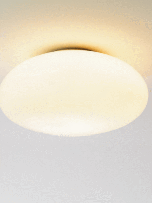 PLAFON LISCIO OPALINO / DOURADO (D)35CM (A)17CM 1XLED 18W IP20
