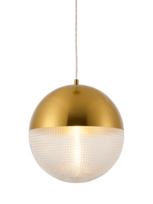 PENDENTE MADONNINA TRANSPARENTE E LATAO D30CM A29CM 1XE27 MAX 40W