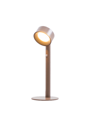 ABAJUR PIXEL CINZA E PRETO D13CM A33CM DIMERIZAVEL 1XLED 1,8W 2700K RECARREGAVEL