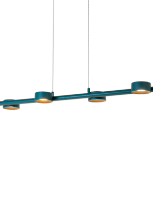 PENDENTE PIXEL AZUL E PRETO L9CM C90CM A9CM 4XLED 4W 2700K