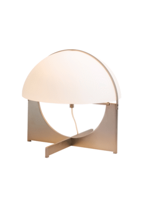 ABAJUR ALVORADA CINZA E OPALINO D31CM A30CM 1XE27 MAX 40W