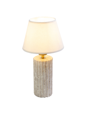 ABAJUR (BASE) PATINA BEGE D10CM A31CM 1XE27 MAX 40W